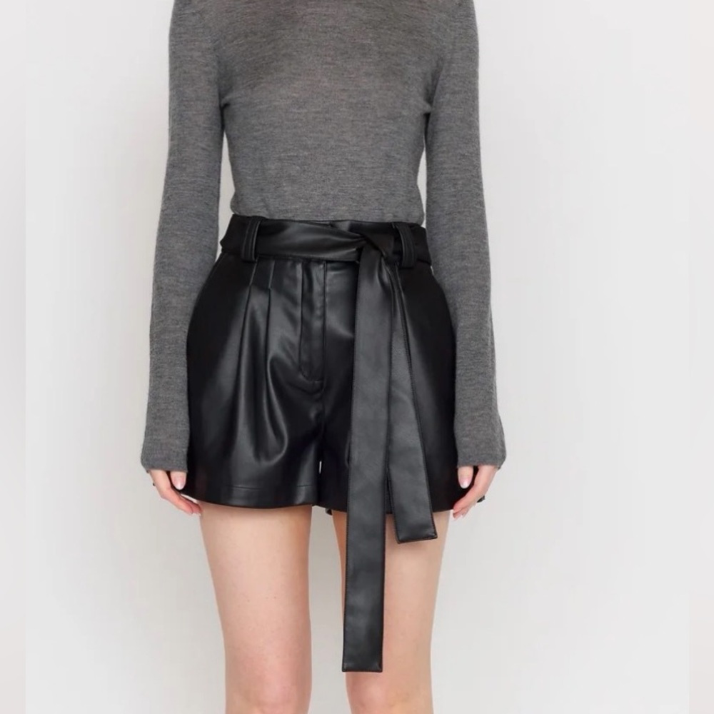 Christy Lynn Women's High Waist Black Shorts